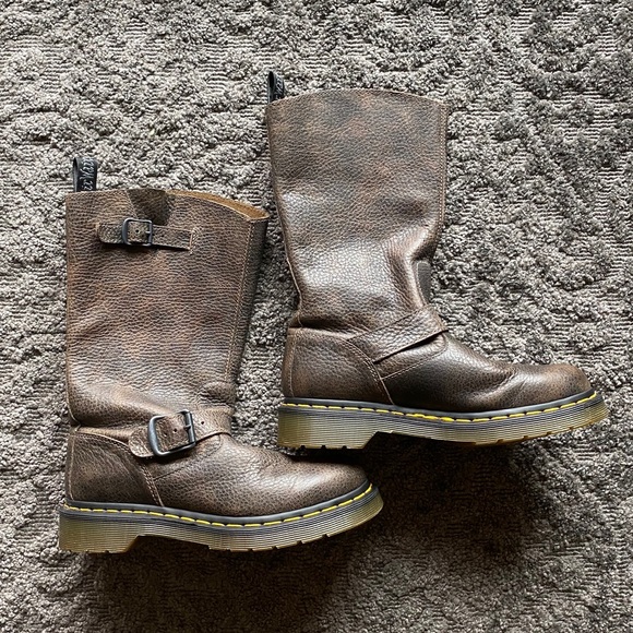Dr. Martens Shoes Dr Martens Womens Size 6 Case Engineer Boot Brown